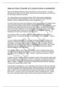 SIMULATION COURSE &lpar;S7&rpar; QUESTIONS & ANSWERS