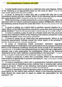 Ati pn comprehensive predictor exam 2023 2024 - 180 ngn questions and answers - real exam