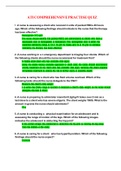 Exam &lpar;elaborations&rpar; ATI COMPREHENSIVE PRACTICE 