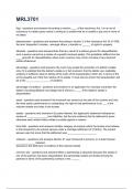 MRL3701 questions and answers