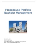 Propedeuse Portfolio HBO Management