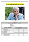 (answered) NURS 3440 Dementia/Physical Aggression Case Study, Ron Jackson, 87 years old