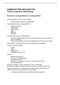 samenvatting biologie havo 5 thema's&semi; voeding en vertering&comma; regeling en waarneming&comma; gedrag 