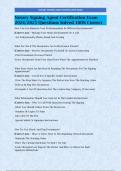 Notary Signing Agent Certification Exam 2024&sol;2025 Questions Solved 100&percnt; Correct