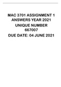 MAC3701 ASSIGNMENT 1 ANSWERS YEAR 2021