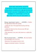 NOTARY SIGNING AGENT CERTIFICATION EXAM 2024 LATEST  UPDATED COMPLETE 100 QUESTIONS WITH DETAILED VERIFIED AND 100&percnt;  CORRECT ANSWERS ACTUAL  BRAND-NEW EXAM GRADED A&plus;