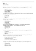 Exam (elaborations) MEDSURG 2 NUR 265 