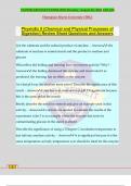 PhysioEx 8 &lpar;Chemical and Physical Processes of Digestion&rpar; Review Sheet Questions and Answers