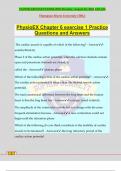 PhysioEx Exam Bundle Pack&colon;&colon;&colon;Questions and Answers &vert; 100&percnt; Correct