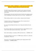ELECTRICAL LEVEL 3 MODULE 1 LOAD CALCULATIONS AND BRANCH FEEDER CIRCUITS EXAM 2024-2025
