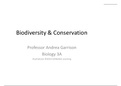 Biodiversity & Conservation, download to score A
