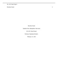 Southern New Hampshire University OL-325&colon; Final Project Dynisha Taylor Professor Stephanie Roberts  2021 RATED A&plus;