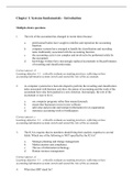 INFS2005 Exam notes and Practice Questions for Chapter 1