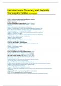 Introduction to Maternity und Pediatric UNrnitysundsPediutricsNursing Chupters1&colon;sThesPust&comma;sPresent&comma;sundsFuture UNITsII&colon;sMuternulNewbornsNursingsundsWomen&rsquo;ssHeulthChupters2&colon;sHumun sReproductivesUnutomysundsPhysiologysChupters3&colon;sFetulsDe velopment Chupters