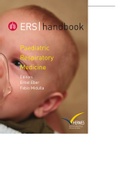 PEDIATRICS 1011 Respiratory Medicine 1ST EDITION (HAND BOOK). College Of Medicine & JNM Hospital