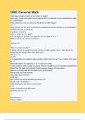 GRE General Math&period;