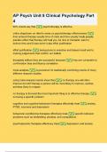 AP Psych Unit 8 Clinical Psychology Part 4&period;