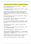 Wrestling Exam Part 1 KSHSAA &ndash; Questions & Solutions