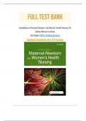 Test Bank - Foundations of Maternal-Newborn and Women&rsquo;s Health Nursing 7th Edition by Sharon Smith Murray