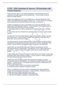 CUSP - T&D Questions & Answers 150 Questions with Correct Answers&period;