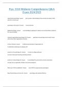 Psyc 3310 Midterm Comprehensive Q&A Exam 2024&sol;2025