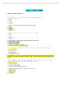 Exam &num;4 Study Guide questions with correct answers to booste your grades
