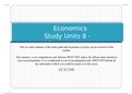 SUMMARY : Economics Study Units 8 - 10