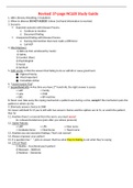 Revised 37-page NCLEX Study Guide
