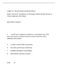 Mental Health and Mental Illness Halter&colon; Varcarolis&rsquo; Foundations of Psychiatric Mental Health Nursing&colon; A  Clinical Approach&comma; 8th Edition MULTIPLE CHOICE