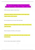 PE 101 Straighter line Final Exam &vert; Latest Update &vert; 2024&sol;2025 &vert; 100&percnt; Pass