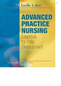 Advanced Practice Nursing Essentials for Role Development&comma; Lucille A Joel
