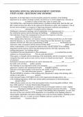 BUILDING OFFICIAL MM MANAGEMENT CERTIFIED STUDY GUIDE &colon; QUESTIONS AND ANSWERS
