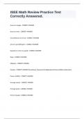 ISEE Math Review Practice Test Correctly Answered&period;