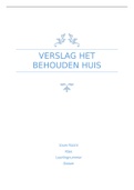 Boekverslag Het Behouden Huis&comma; goed niveau&period; Vwo 4-6