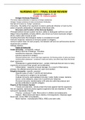 NURSING 4311 - FINAL EXAM REVIEW&period;