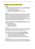 NURSING 4271-NCLEX QUESTIONS&period;