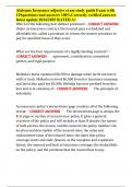 Alabama Insurance adjuster exam study guide Exam with 129 questions and answers 100&percnt; Correctly verified answers latest update 2024&sol;2025 RATED A&plus;