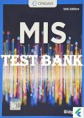 Test Bank - Management Information Systems&comma; 10th Edition by Hossein Bidgoli