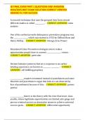 JD FINAL EXAM PART 1 QUESTIONS AND ANSWERS 2024&sol;2025 BEST EXAM SOLUTION CORRECT VERIFIED GRADED A&plus; FOR SUCCESS 