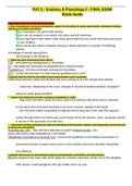 PHY 2 - Anatomy & Physiology II - FINAL EXAM Study Guide&period; 