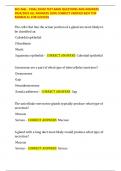 BIO 446L - FINAL EXAM TEST BANK QUESTIONS AND ANSWERS 2024&sol;2025 ALL ANSWERS 100&percnt; CORRECT VERIFIED BEST TOP RANKED A&plus; FOR SUCCESS