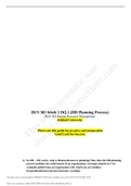 BUS 303 Week 2 - DQ1 - HR Planning Process