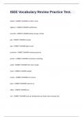 ISEE Vocabulary Review Practice Test&period;
