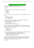 NSG 6001 Final Exam With ALL the Answers 60&sol;60-2020 Latest Update with correct Answers Indicated