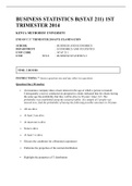 Business Statistics&comma; frequently asked questions&comma; download to score A