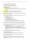 Samenvatting en oefententamen bundel periode 4 VU criminologie jaar 1 (R_Inl.psy en R_Stat.II)
