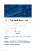 A Level Biology OCR A - The Link Reaction (18.2)