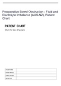Preoperative Bowel Obstruction - Fluid and Electrolyte Imbalance (AUS-NZ), Patient Chart,GRADED A.