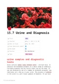 A Level Biology OCR A - Urine and Diagnosis
