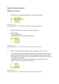 INFS2005 Chapter 8 Exam notes with Practice Questions and highlighted answers